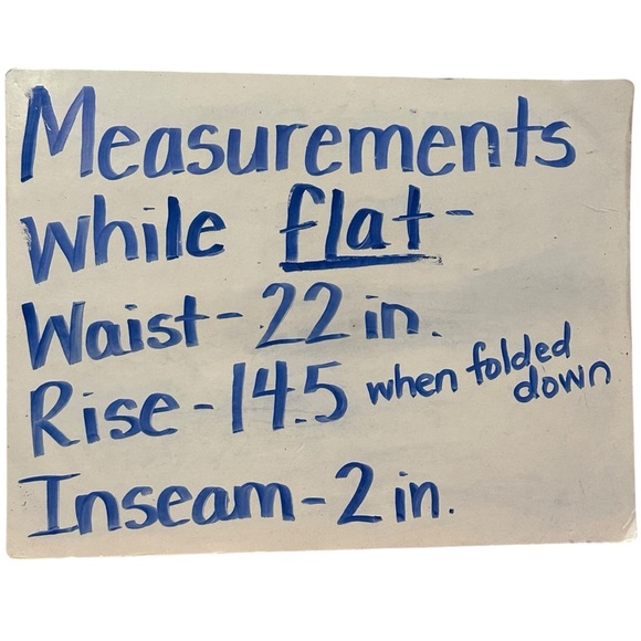 SKIMS Cover Ups Fold Over Short Bottoms Turquoise Women’s Size 4X CU-SHO-2853 - Picture 6 of 6